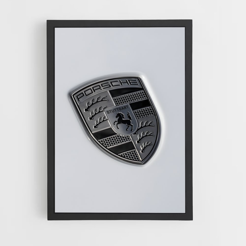 Poster Élan de puissance – affiche Porsche (vue 2)